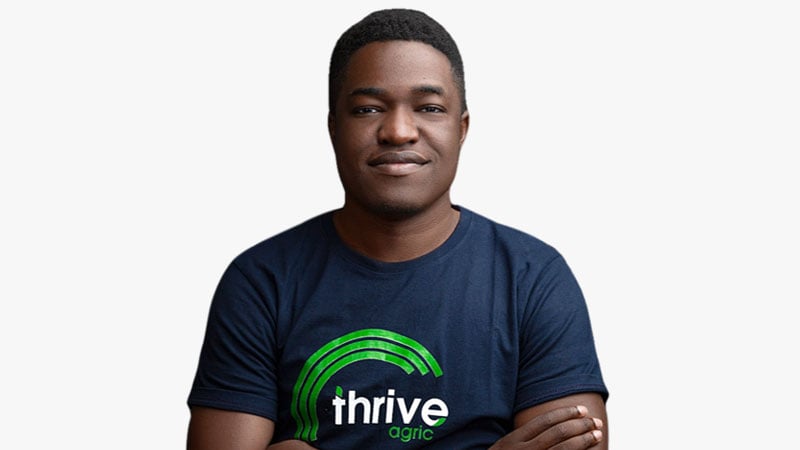 Headshot of Ayo Arikawe from ThriveAgric.