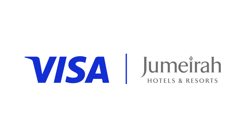 Visa and Jumeirah logos