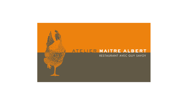A logo of the Atelier Maître Albert, France