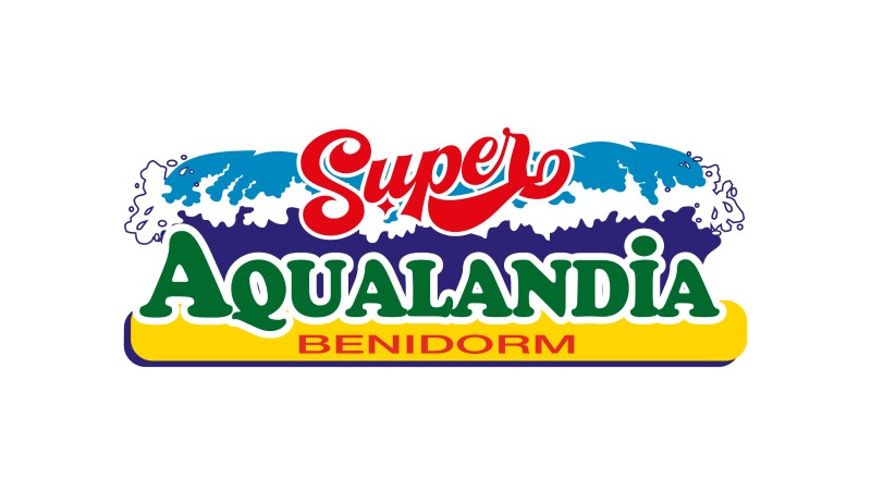 A logo of Super Aqualandia Benidorm, Spain