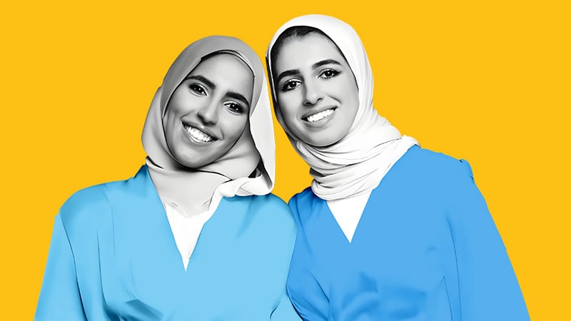 She's Next Kuwait 2023 winners - Yuser Almutawa and Yasmeen Alkandari.