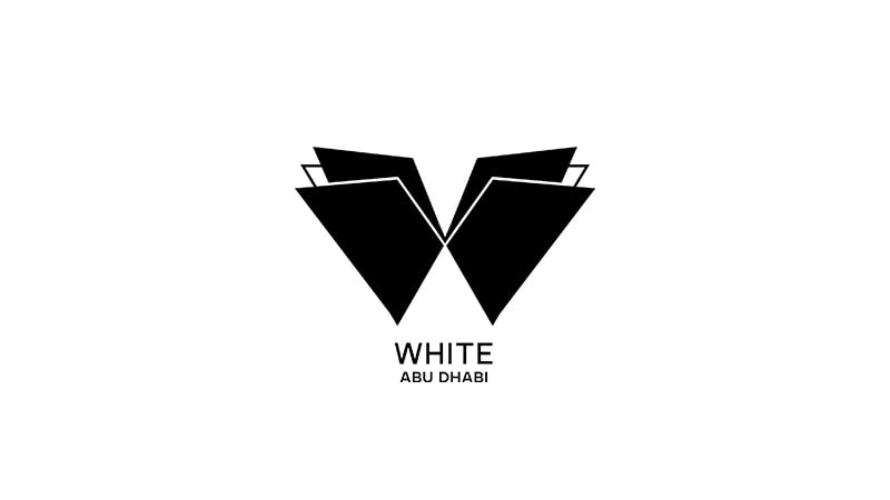 White Abu Dhabi logo